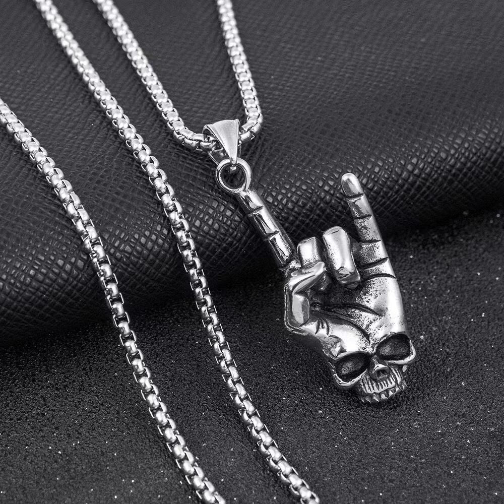 Personalized Creative Retro Necklace Men's Trendy Fashion Joker Sweater Chain Accessories Women's Hip Hop Valentine's Day Gift