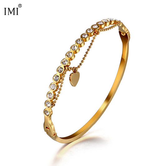 Gold Chain Diamond Bracelet Bracelet for WomeninsSpecial-Interest Design Bracelet