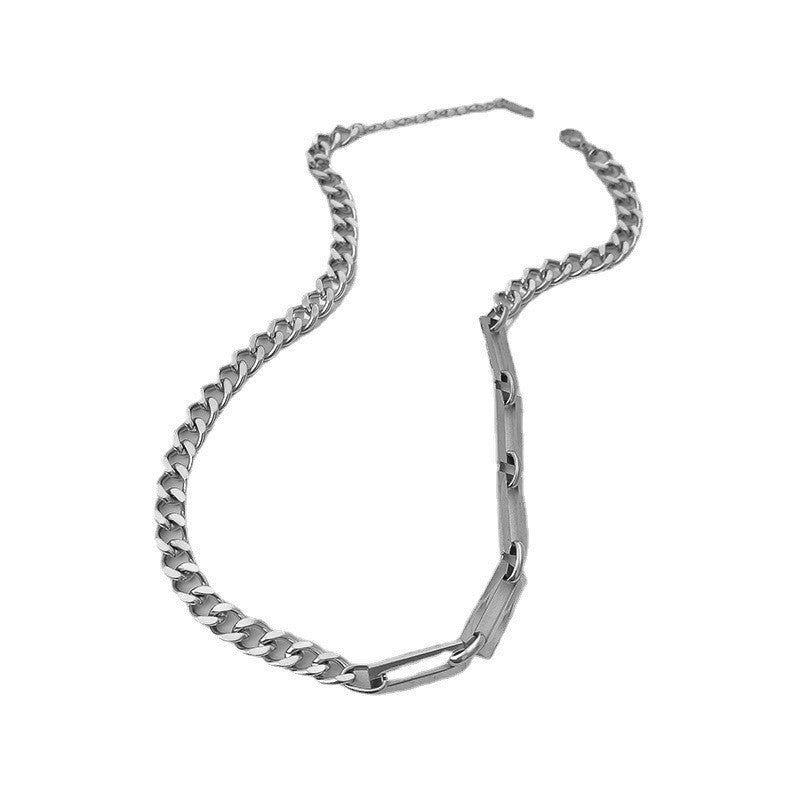 Titanium Steel Necklace Women's Light Luxury Personalized Clavicle Chain Necklace