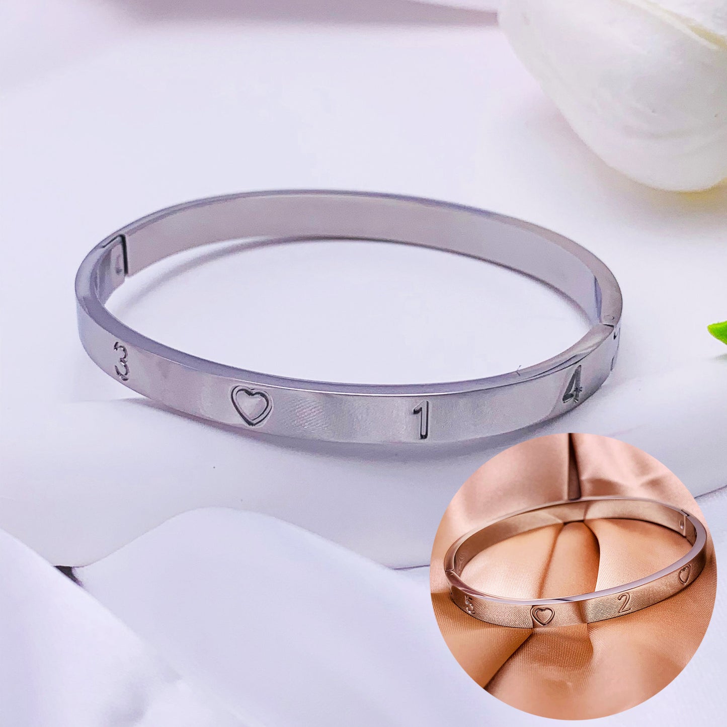 Titanium Steel Women's Men's bangle